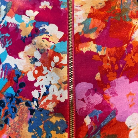 INC Flower Dress with flowers print all around in 2 - Picture 5 of 5